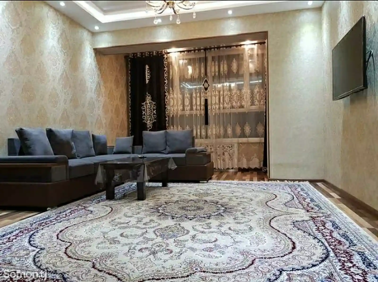 3-комн. квартира, 10 этаж, 95м², Сомони-13