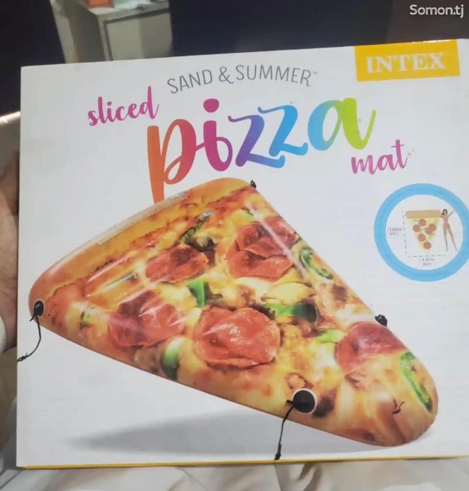 Надувной плавательный матрас плот-PIZZA & Hot Dog-1