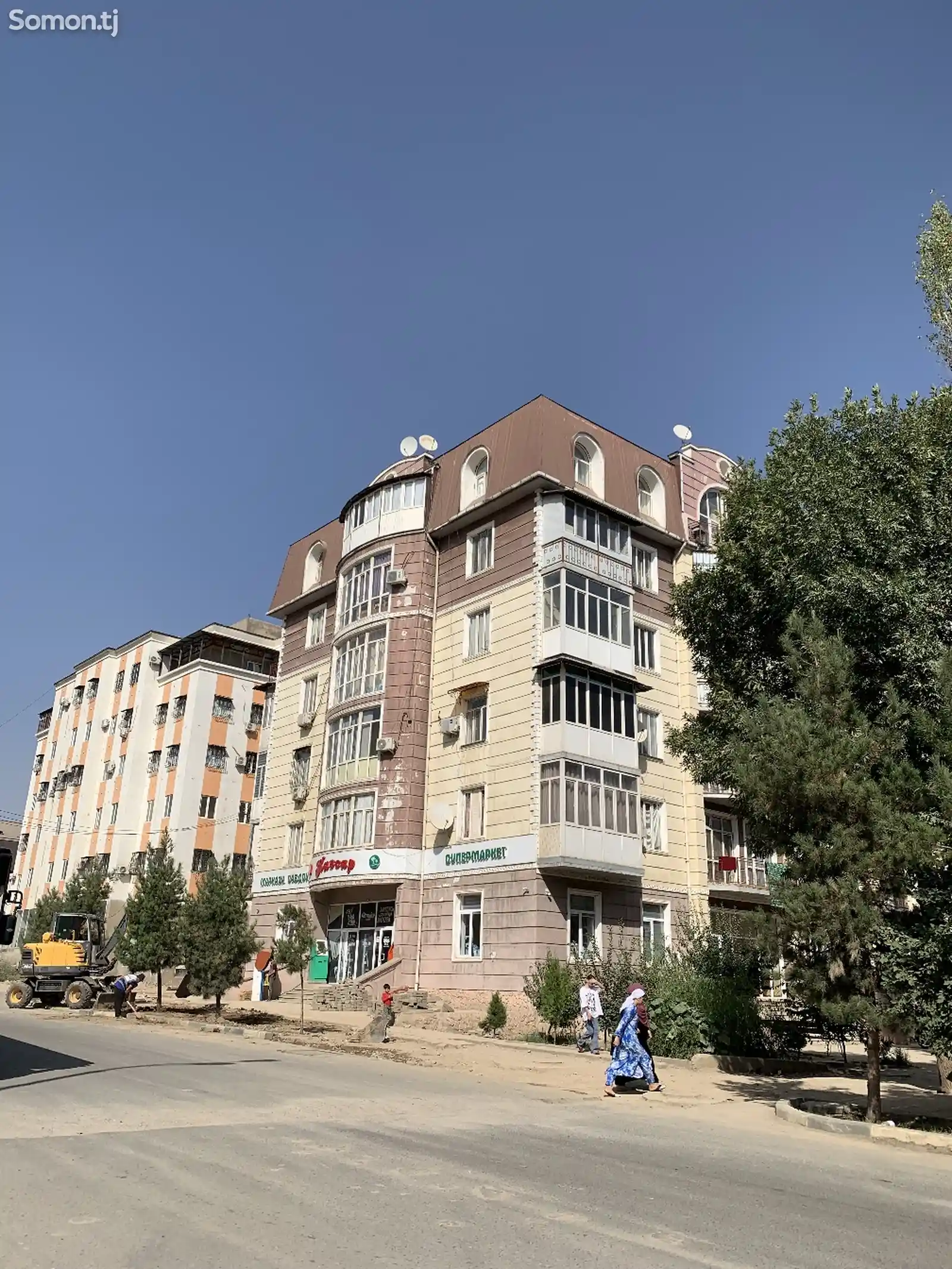 1-комн. квартира, 3 этаж, 42 м², Шохмансур-1