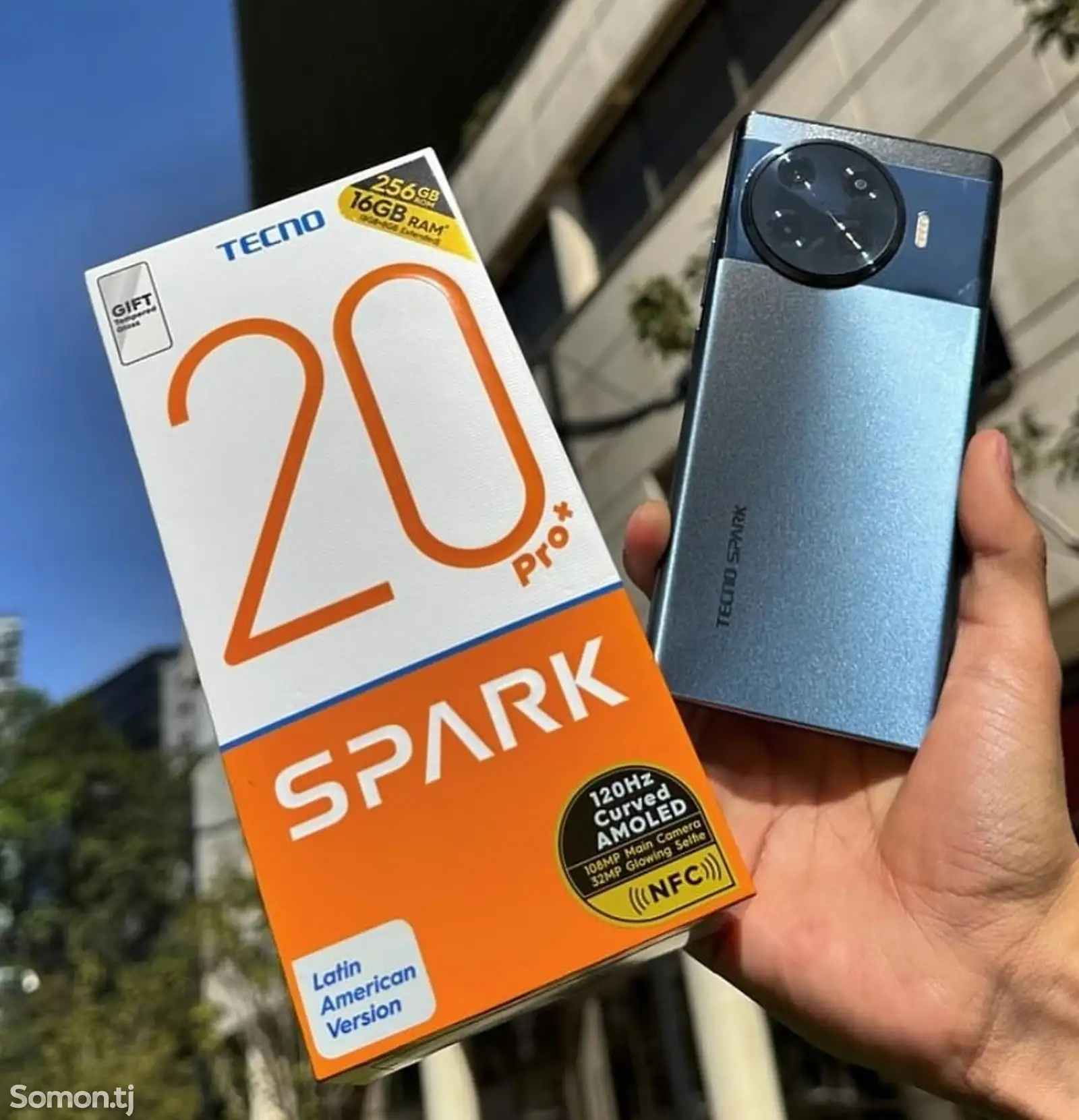 Tecno Spark 20 pro + 16/256gb white-1