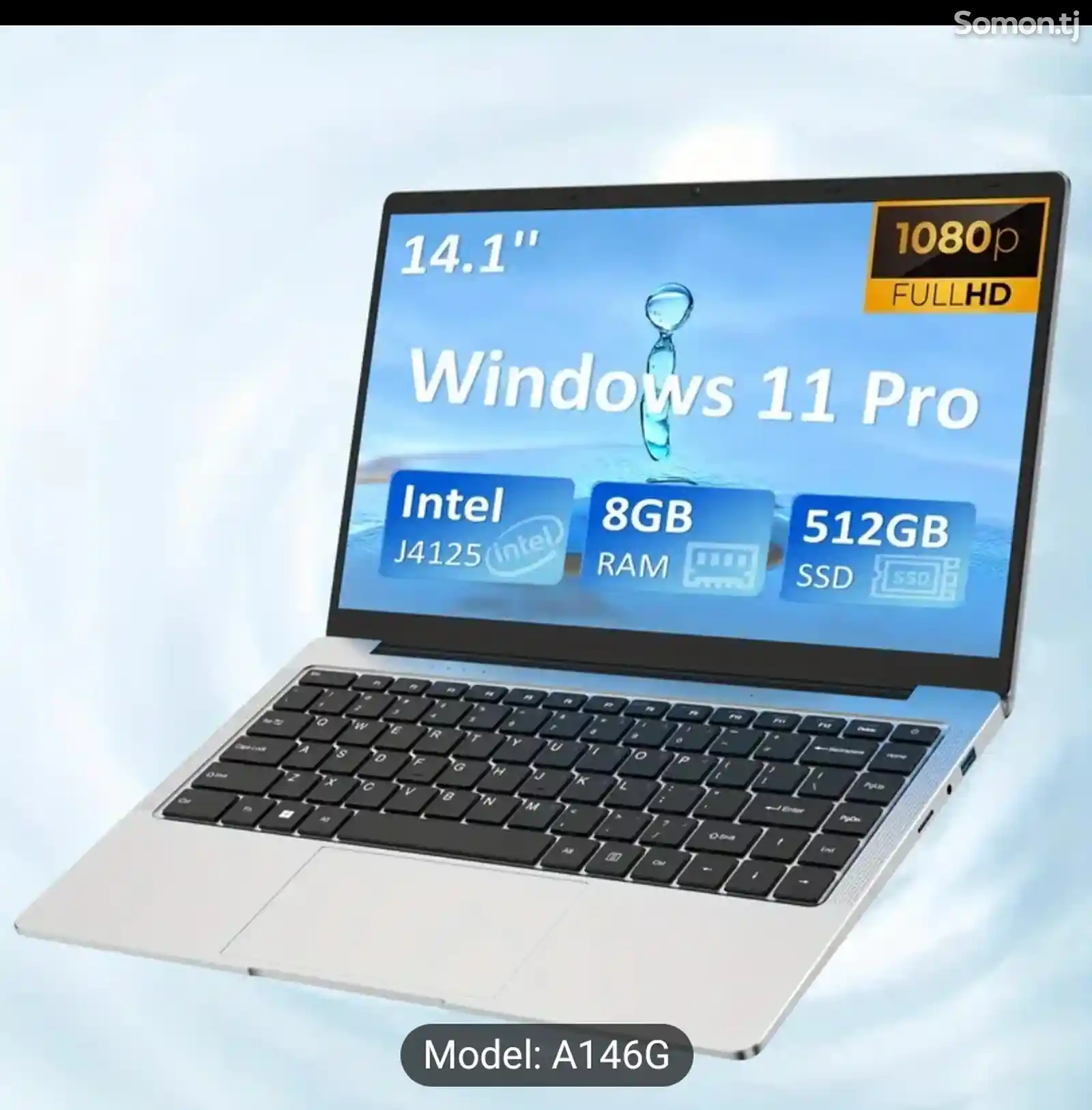 Ноутбук Auusda Laptop with 8GB LPDDR4 512GB SSD, Intel Celeron J4125 u на заказ-1