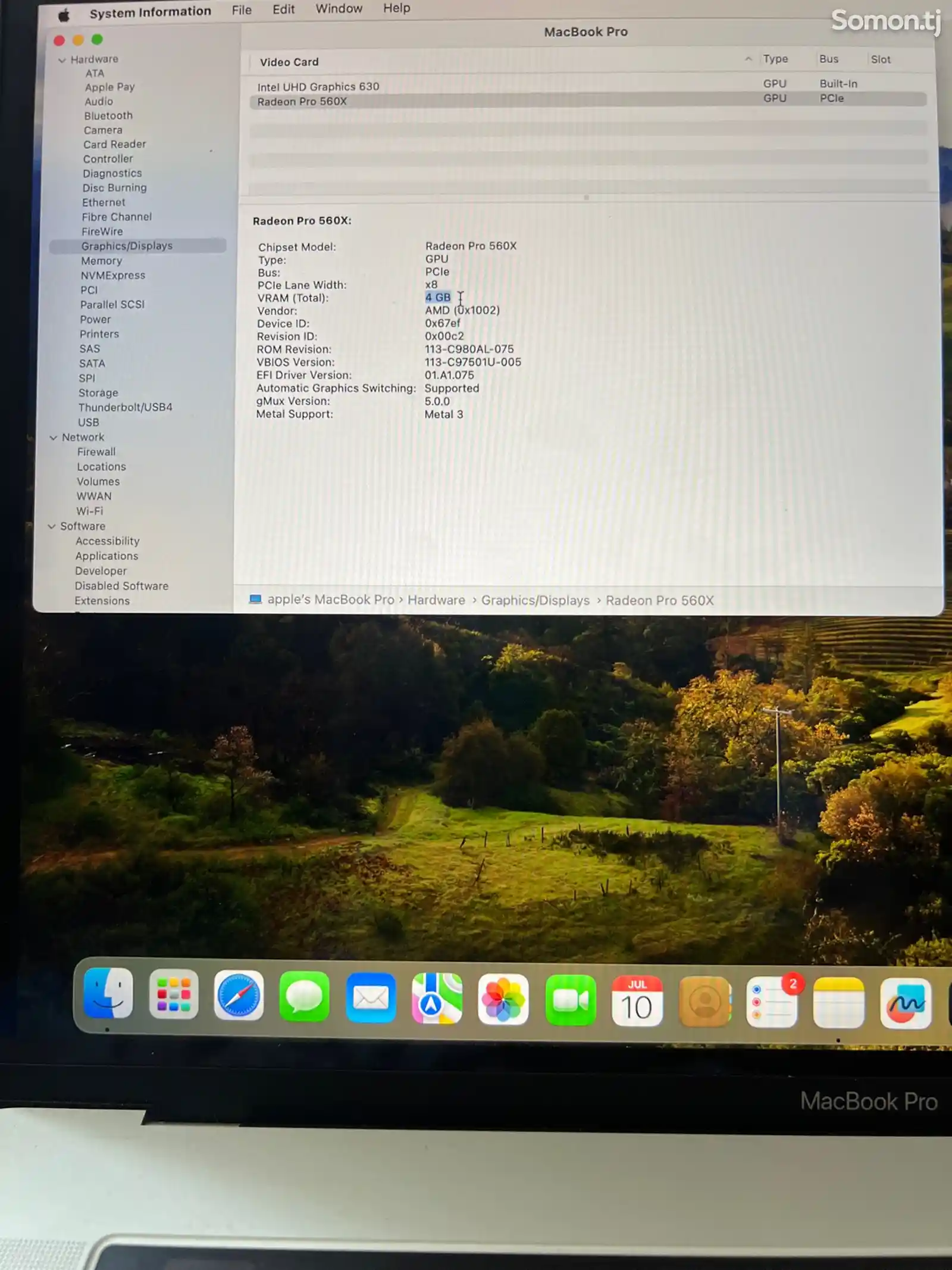 Ноутбук Apple MacBook Pro 2019 intel core I9 1tb-5