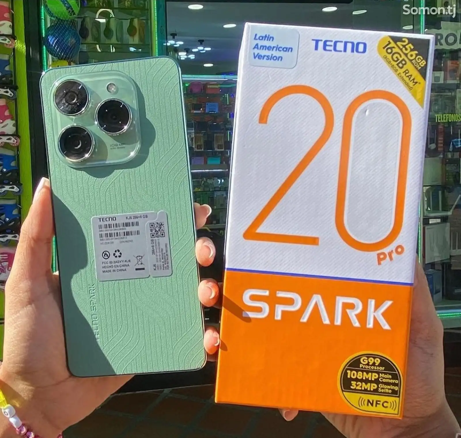 Tecno Spark 20Pro 16/256Gb Green-1