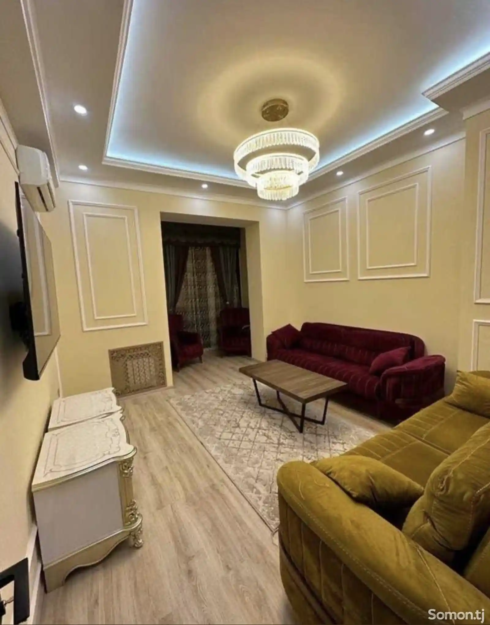 2-комн. квартира, 13 этаж, 60м², Сомони-1