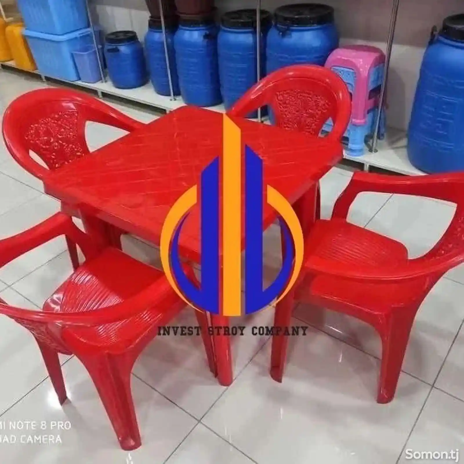 Стол со стульями 4 персон-3