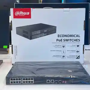 Коммутатор Switch PoE Dahua DH-PFS3218-16ET-135