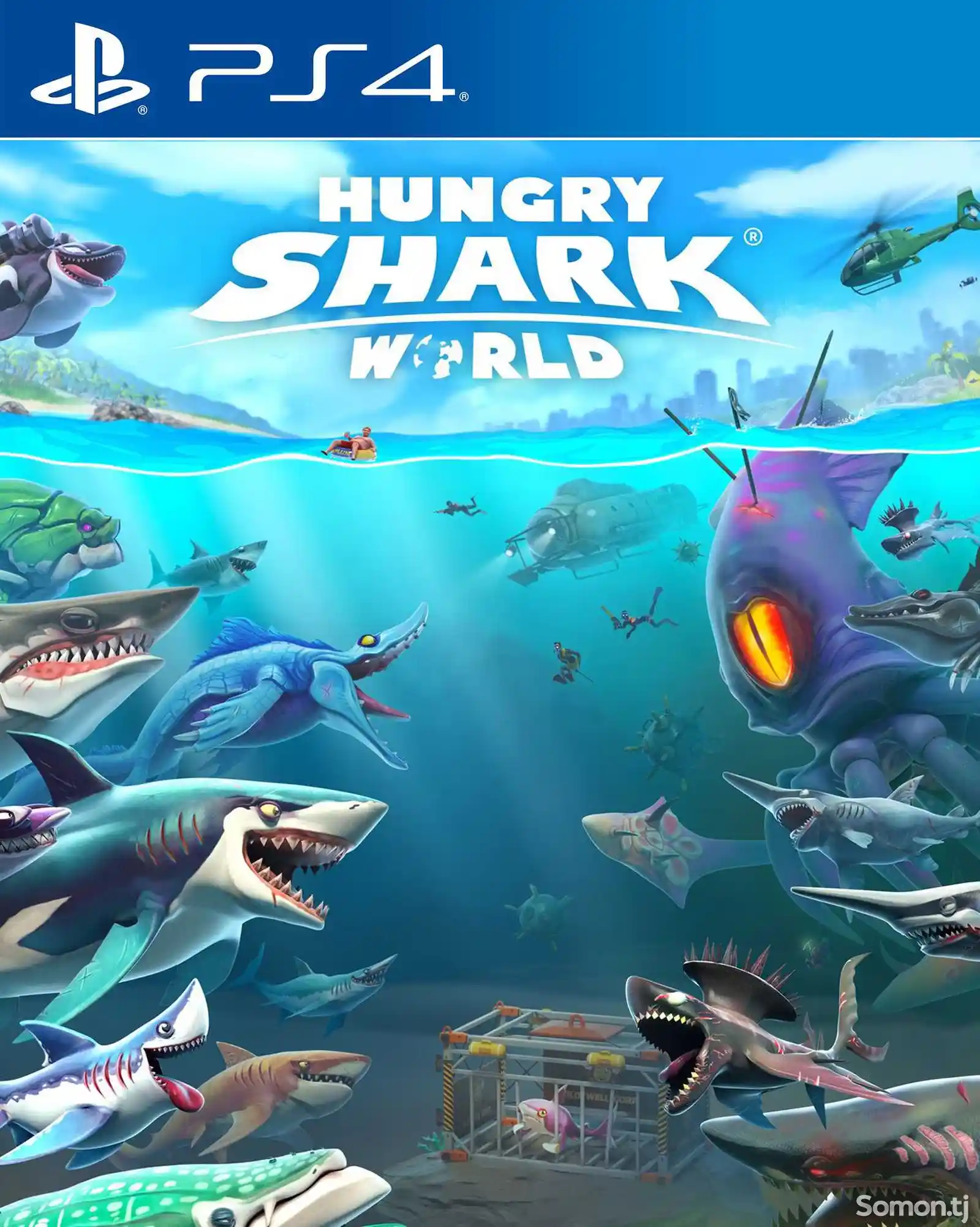 Игра Hungry shark world для PS-4 / 5.05 / 6.72 / 7.02 / 7.55 / 9.00 / 20 c.  №10806658 в г. Душанбе - Программы и игры - Somon.tj бесплатные объявления  куплю продам б/у