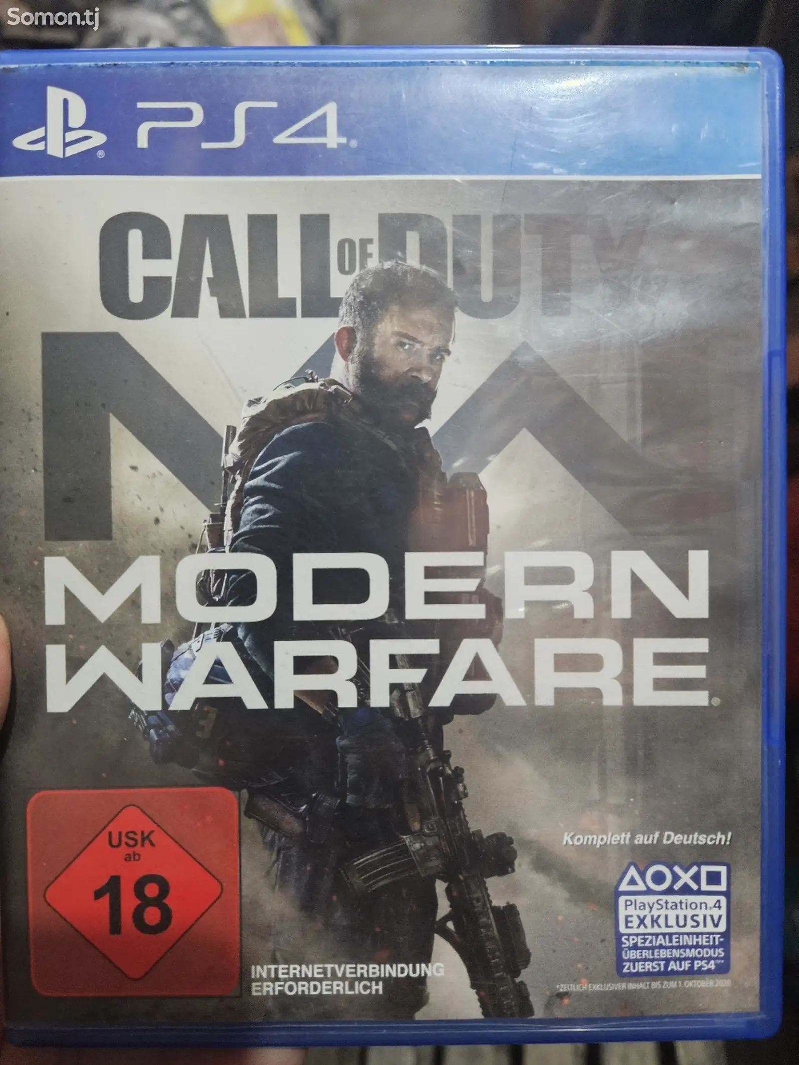 Диск Call of Duty Modern Warfare на PS 4-5-1