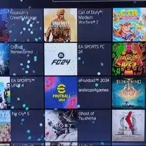 Игровая приставка PlayStation 4 + 25 игр + 2 джойстика в аренду