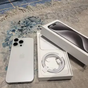 Apple iPhone 15 Pro Max, 256 gb, White Titanium