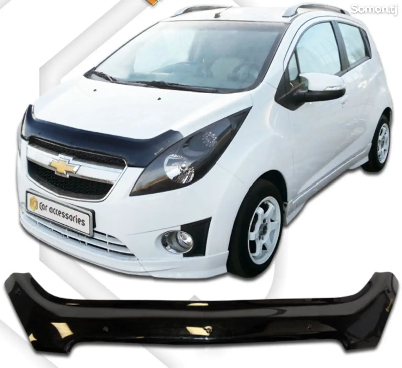 Дефлектор капот Chevrolet Spark 2011