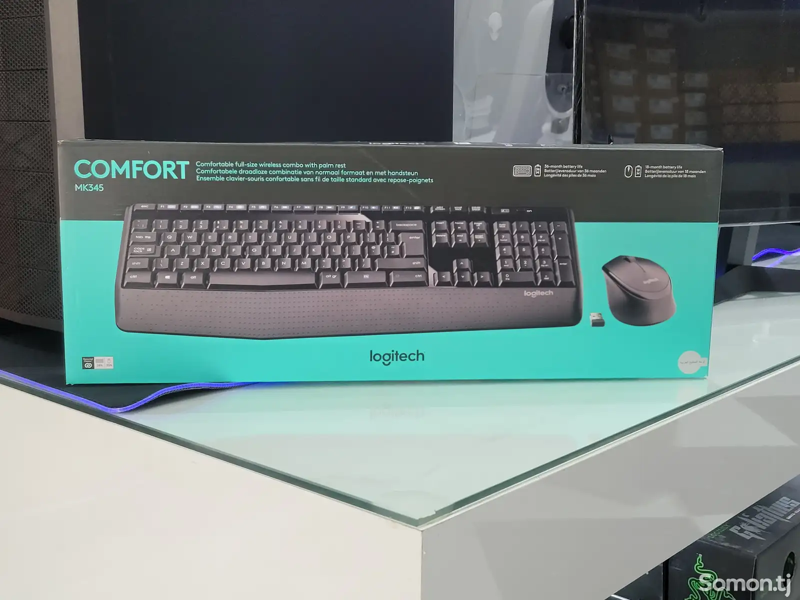 Беспроводная клавиатура и мышь Logitech MK345