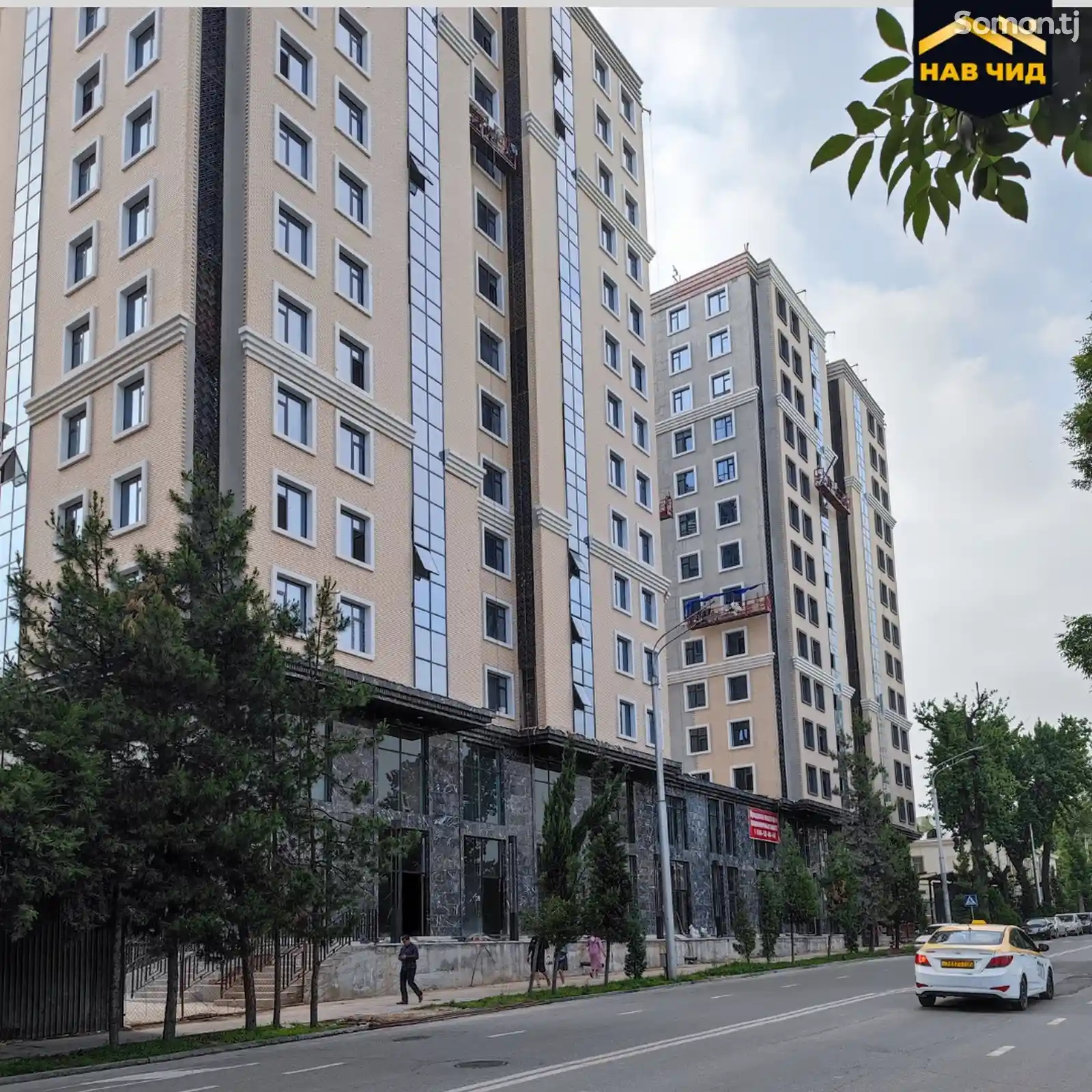 3-комн. квартира, 10 этаж, 114 м², Сомони-4