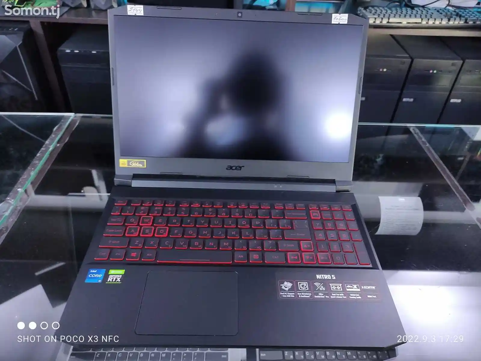 Игровой Ноутбук Acer Nitro 5 Core i7-11800H / Rtx 3050Ti 4Gb / 8Gb / 512Gb Ssd-3
