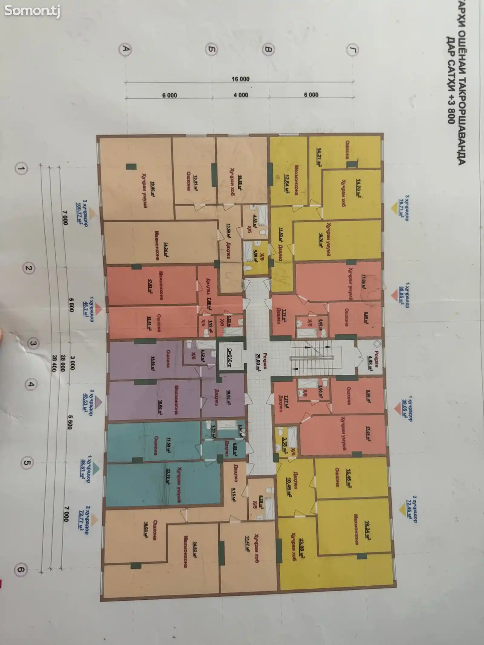 2-комн. квартира, 7 этаж, 38 м², 8 мкр-6