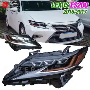Передние фары на Lexus ES 2018-2020