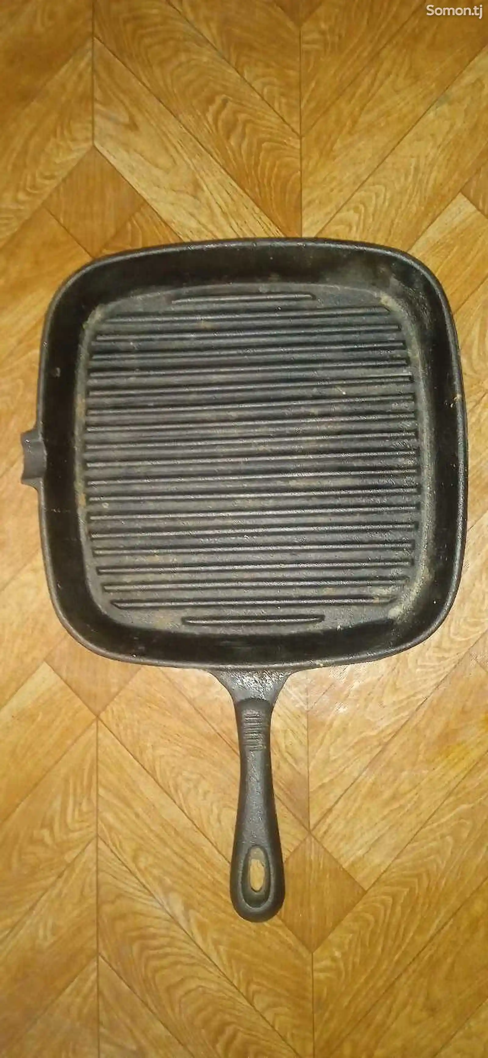 Чугунная сковорода для стейка