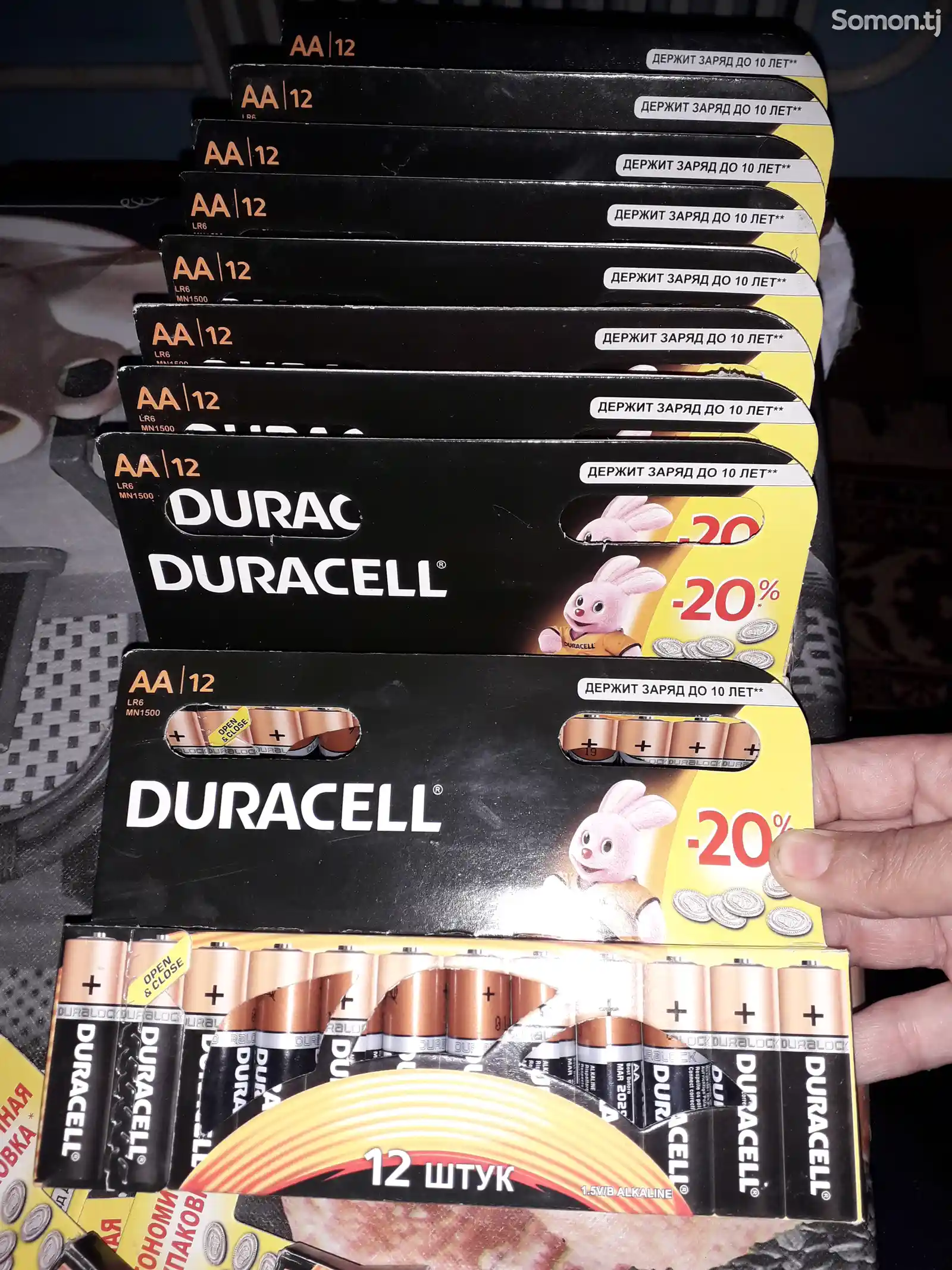 Батарейки Duracell AA 12-2