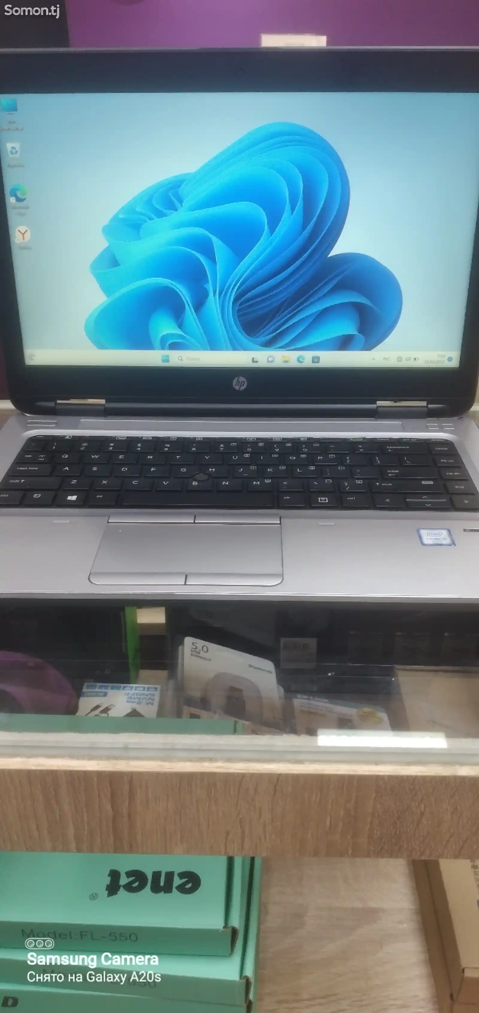 Ноутбук HP ProBook core i5-6300U DDR4-8GB 256GB SSD-1