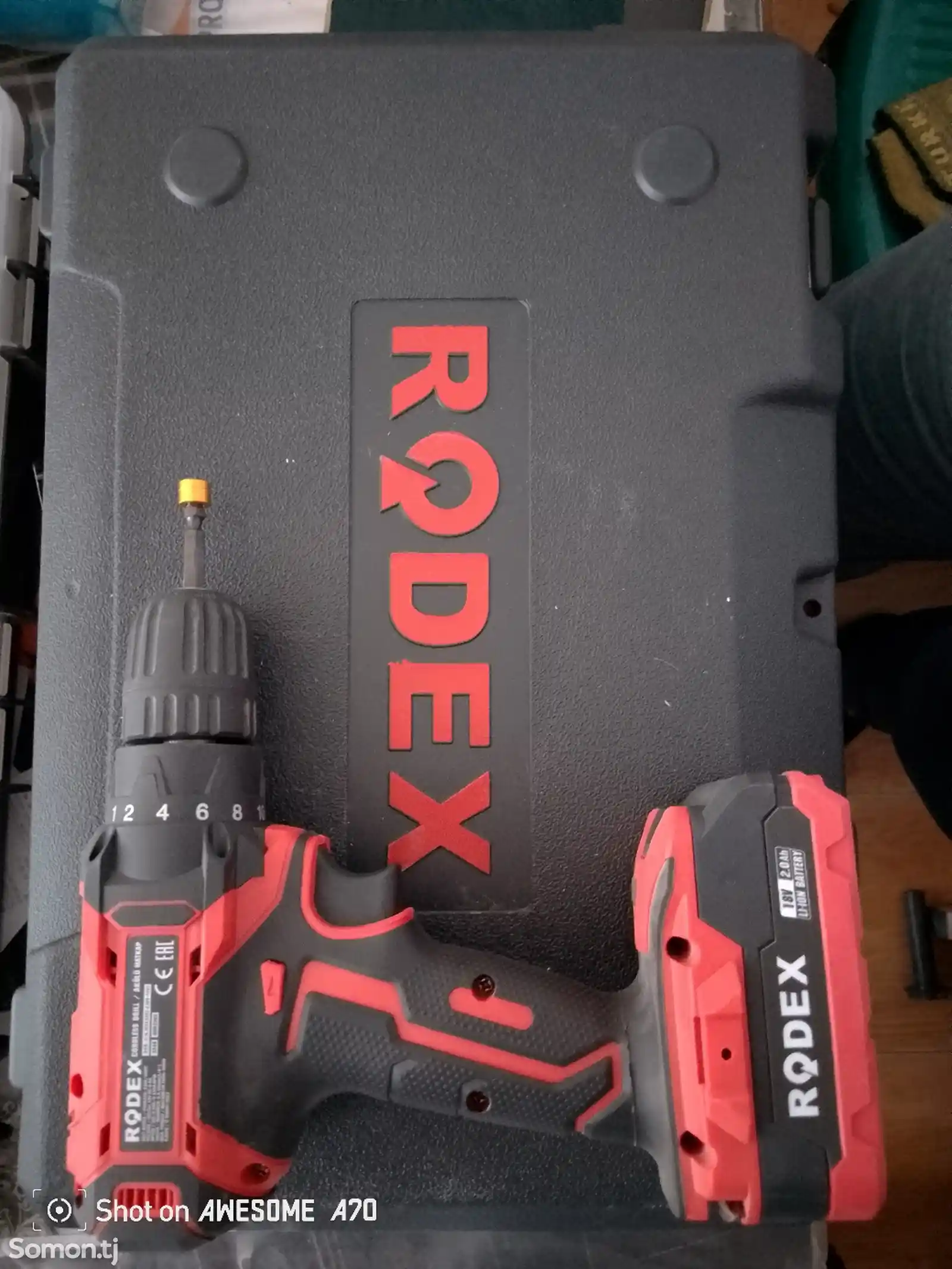 Аккумуляторная ударная дрель Rodex RDX3404-2