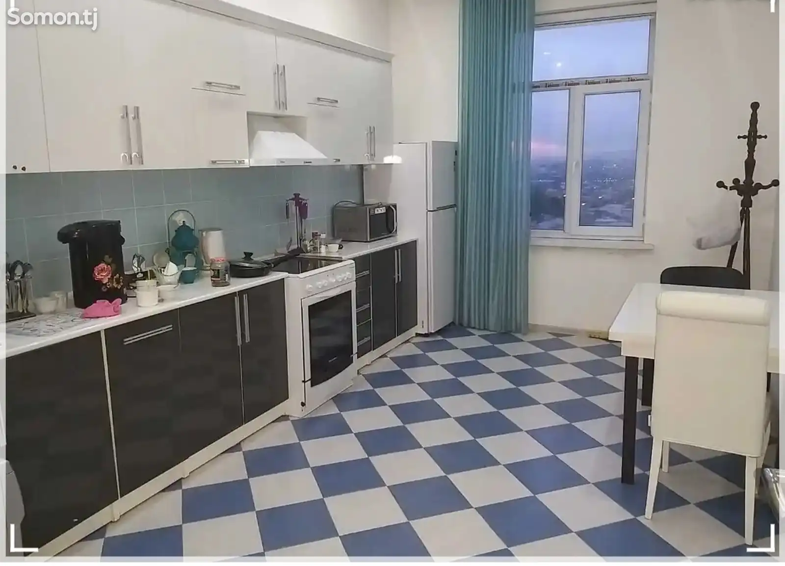 2-комн. квартира, 12 этаж, 85м², Исмоили Сомонӣ-1