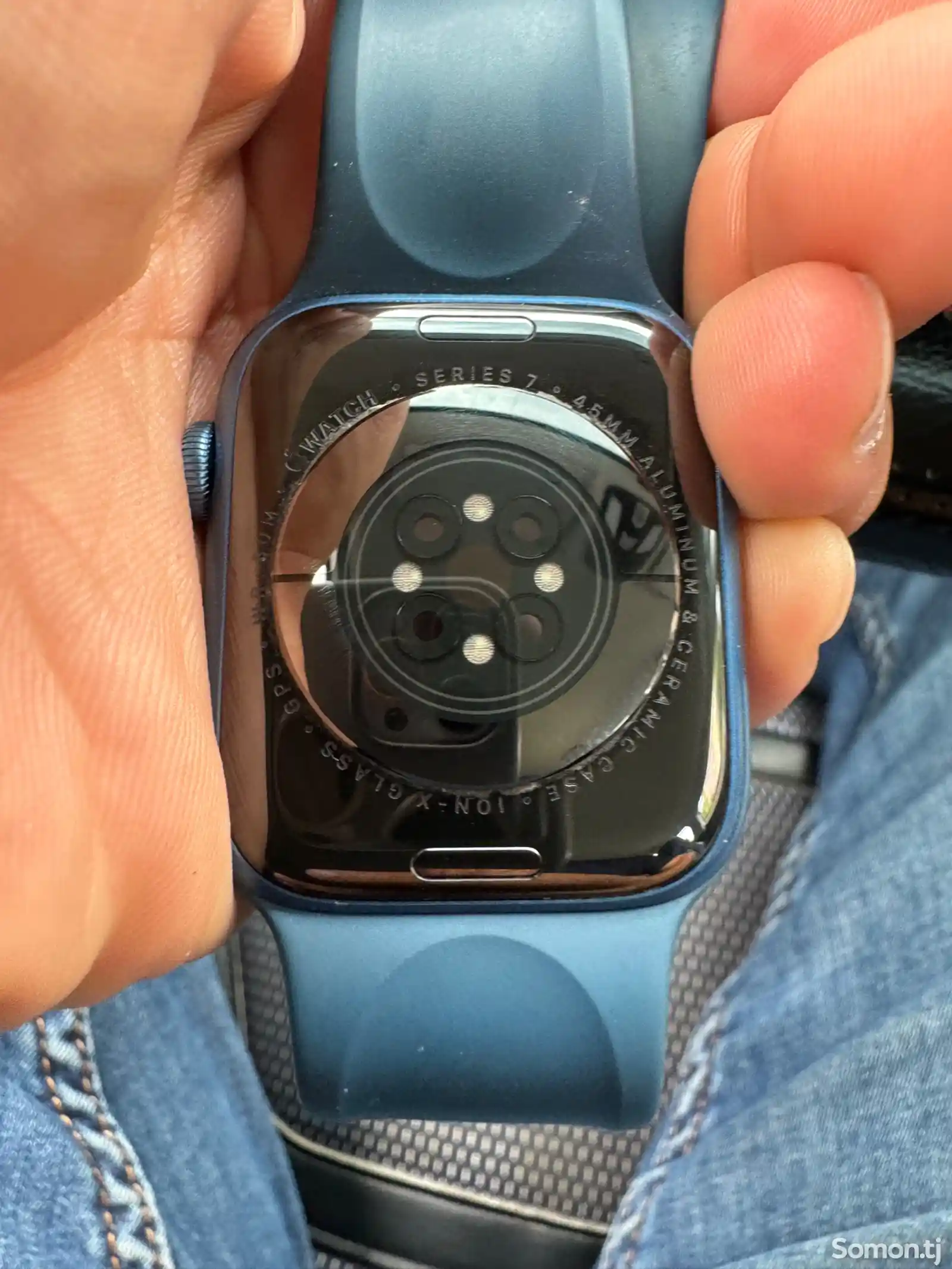 Смарт часы Apple Watch 7 45mm blue-4