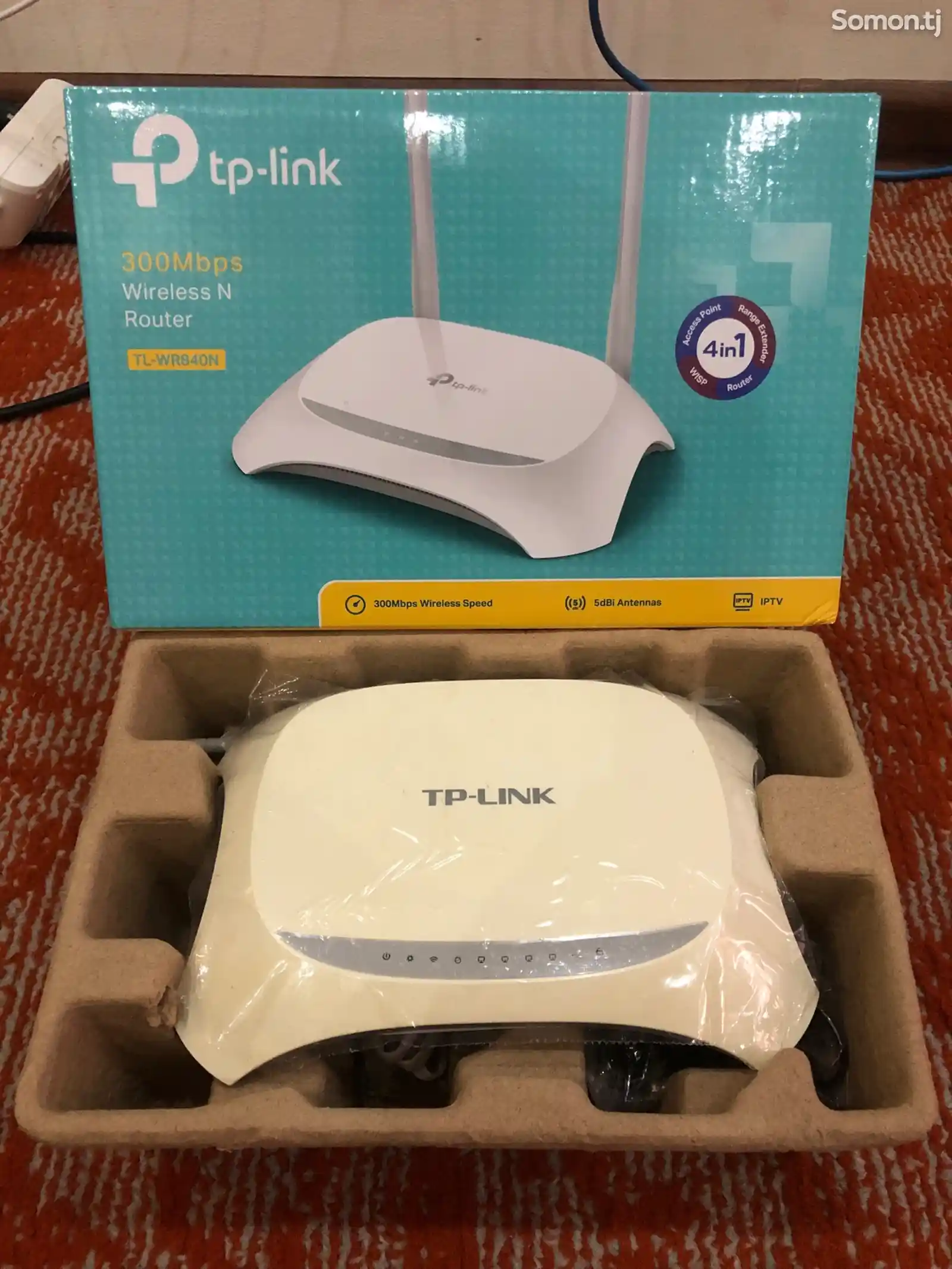 Роутер TP-LINK с 1 антенной и модемом ZyXEL-2