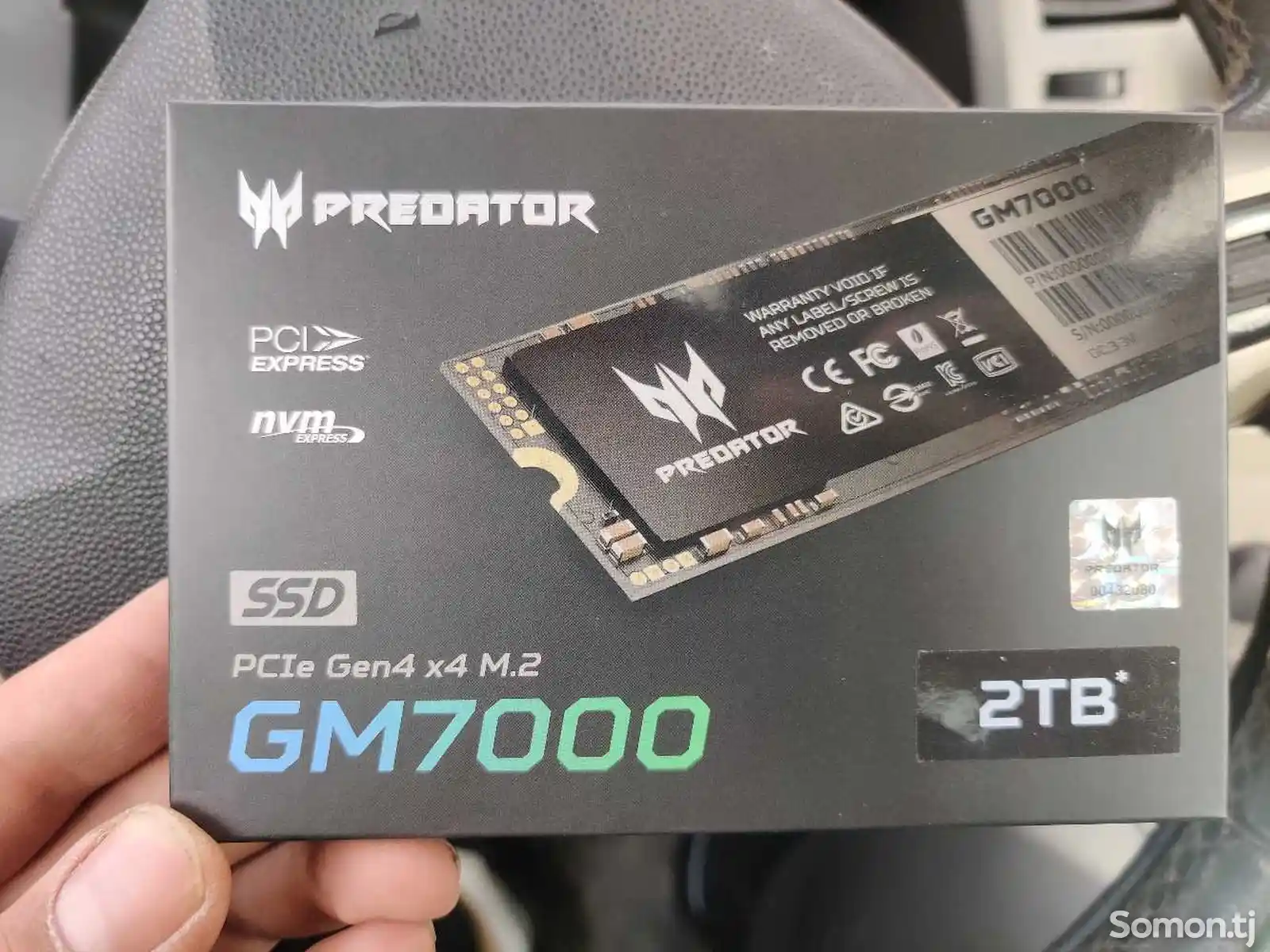 Твердотельный накопитель Predator SSD nvme Gen4 2TB-1