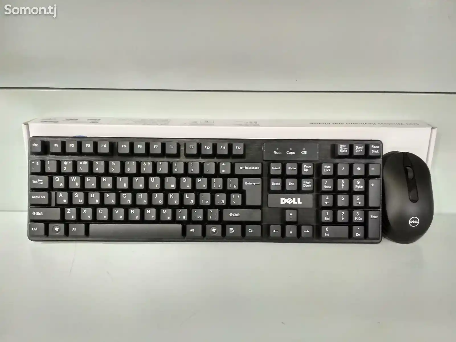 Беспроводная клавиатура и мышька Dell-3
