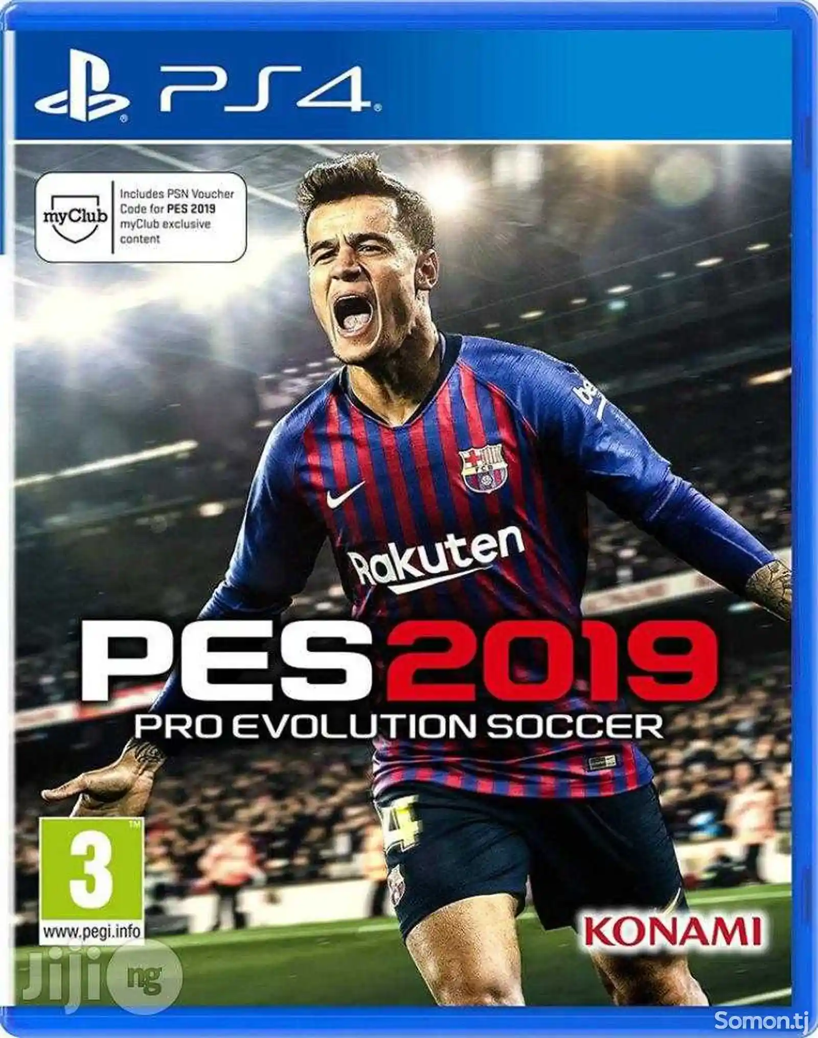 Игра Pro Evolution Soccer 2019 для Sony PS4