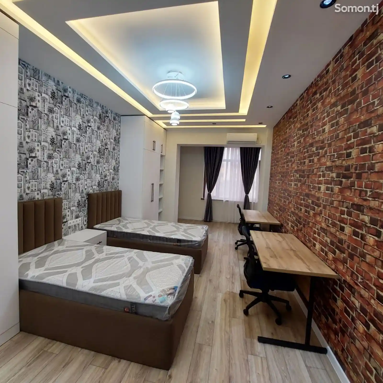 2-комн. квартира, 8 этаж, 103 м², И.Сомони-5