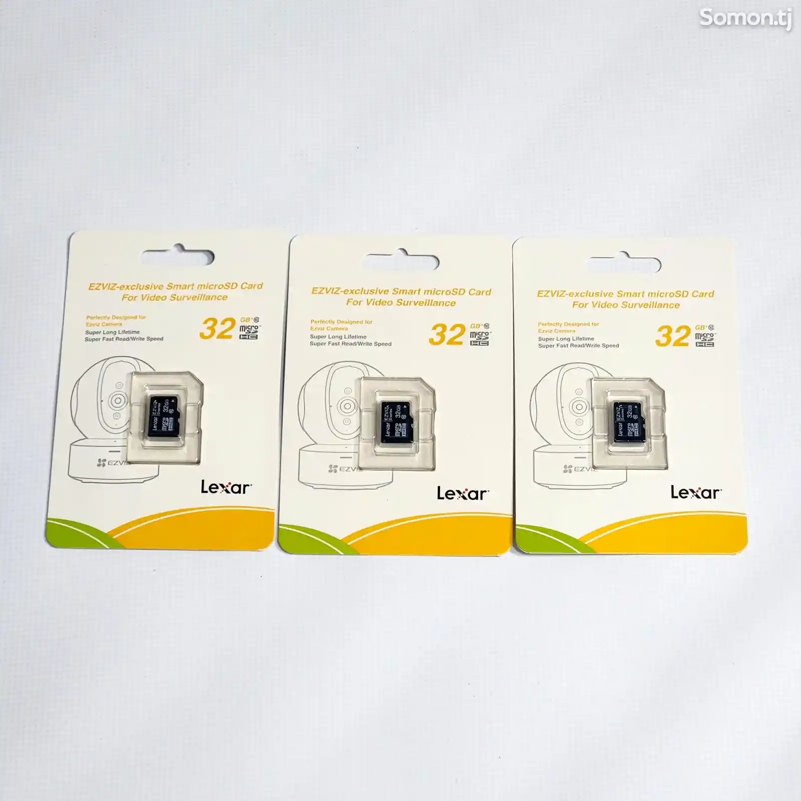 Микро SD флешкарта Lexar 32GB для камер видеонаблюдений-1