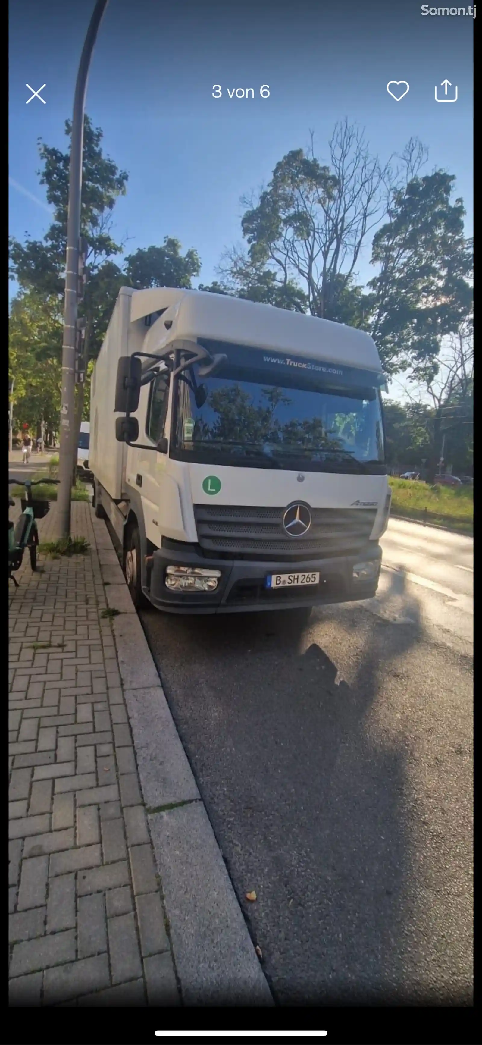 Бортовой грузовик Mercedes-Benz Atego 1230, 2014-1