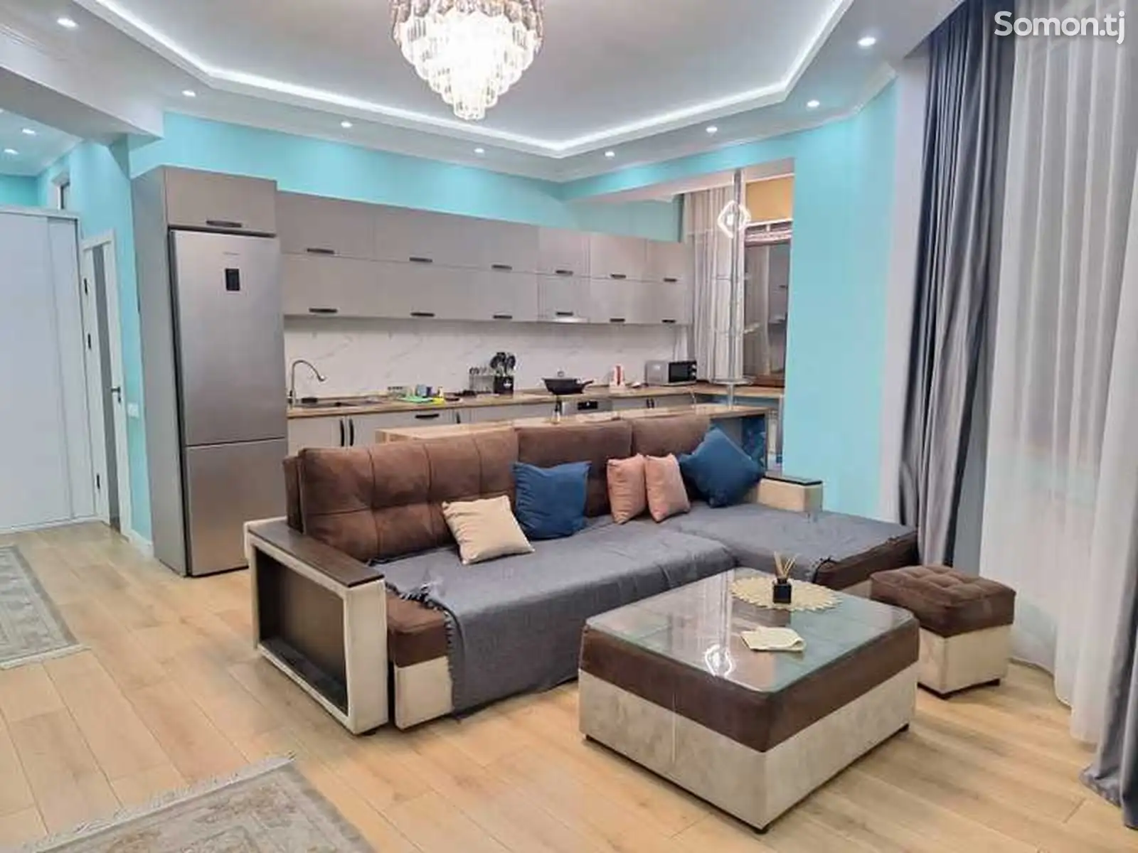 3-комн. квартира, 14 этаж, 96м², Дехи боло 185, Хукумат Сино-1