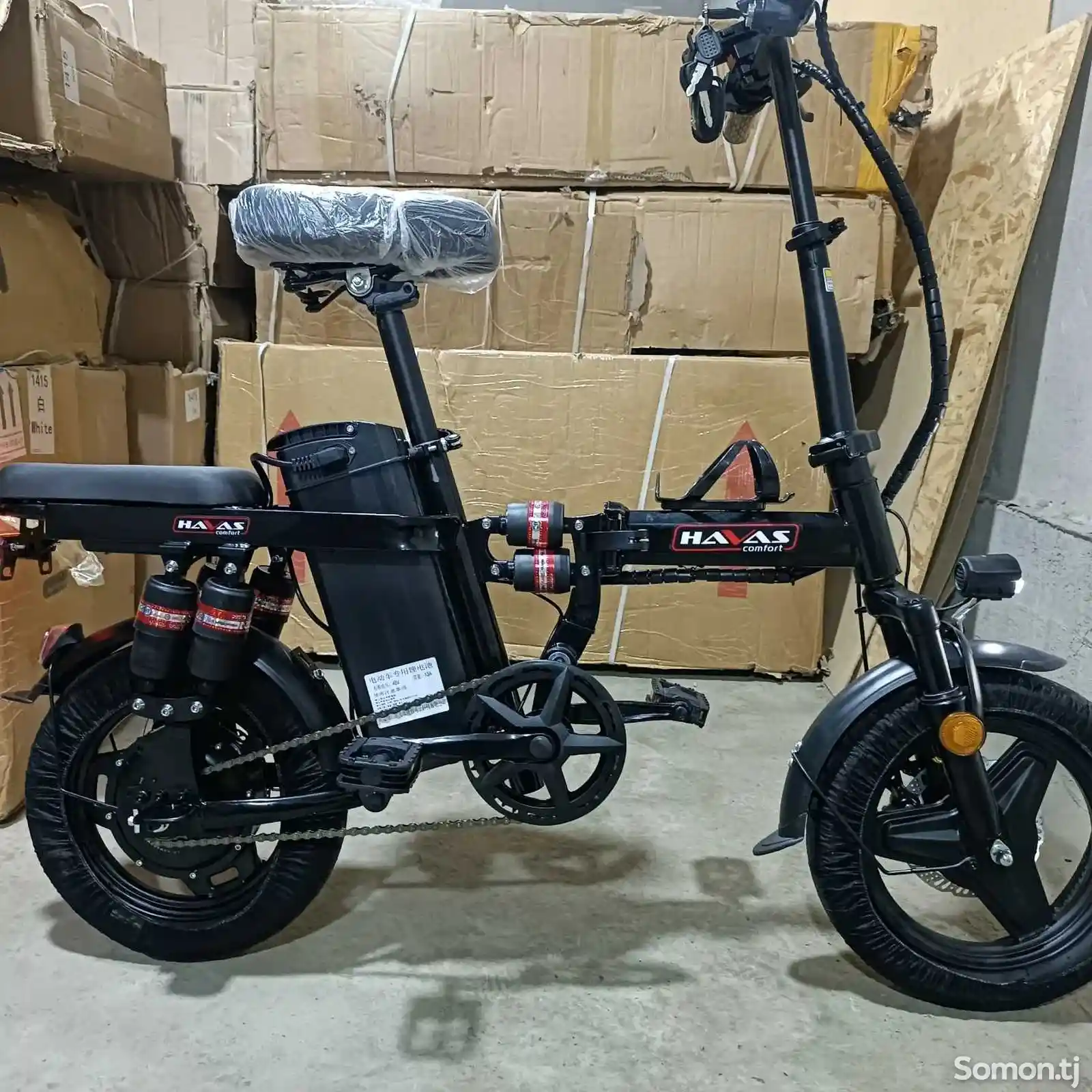 Электрический раскладной велосипед-1