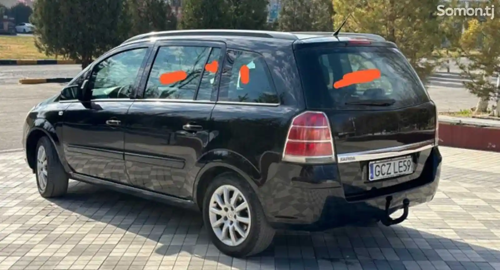 Шишаи дари Zafira B