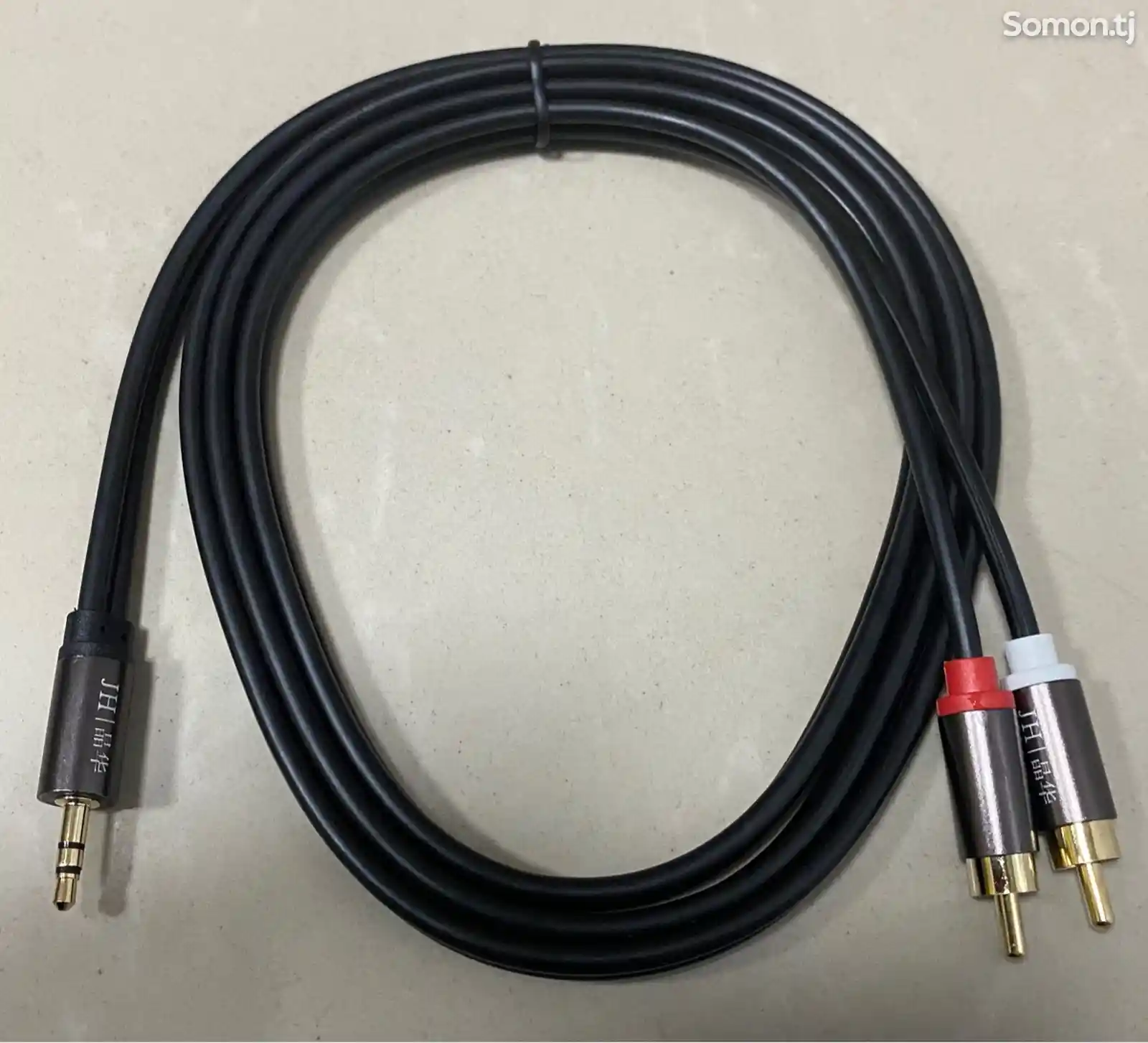 Аудиокабель jack 3.5 mm to 2RCA-2