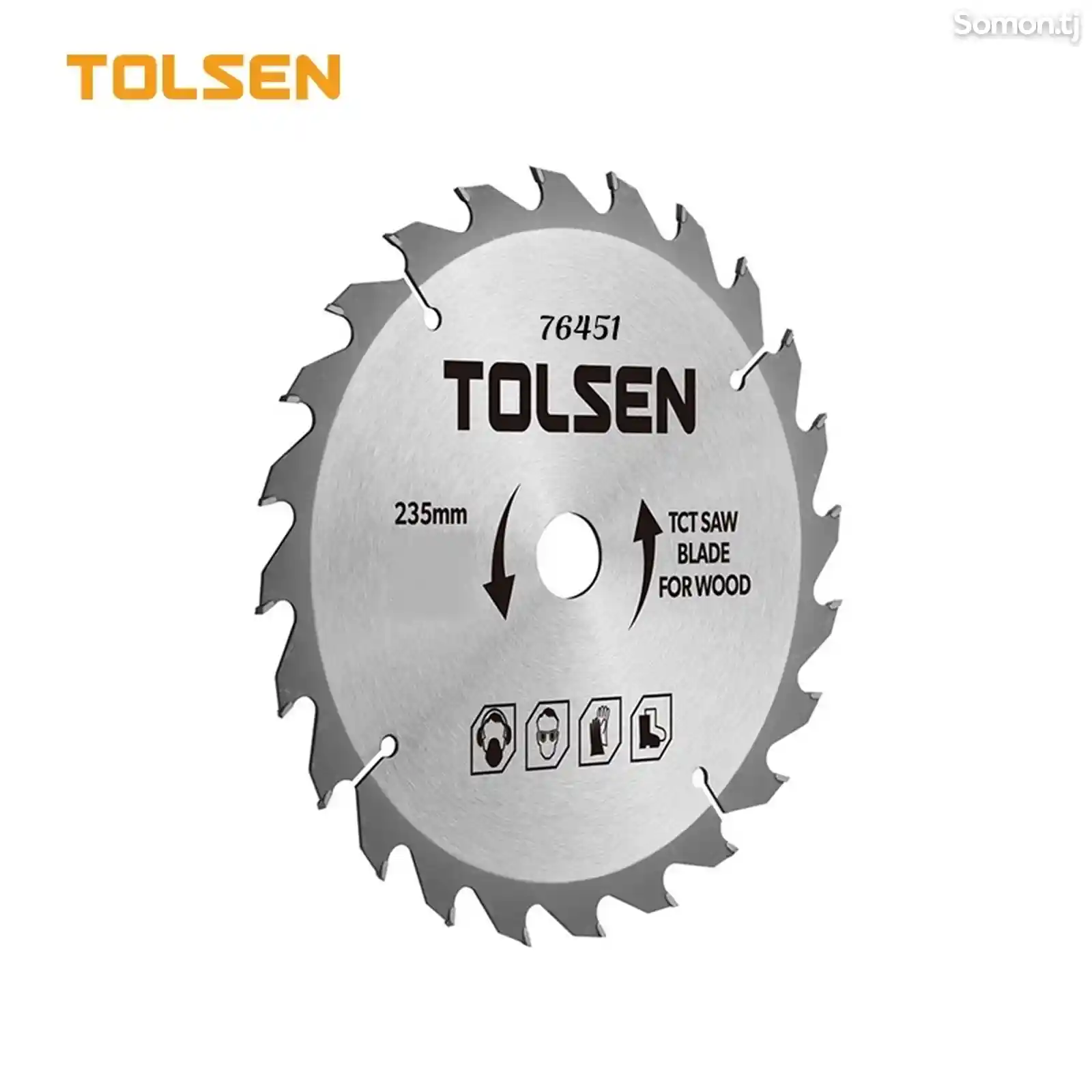 Пильный диск по дереву Tolsen 235mm-1