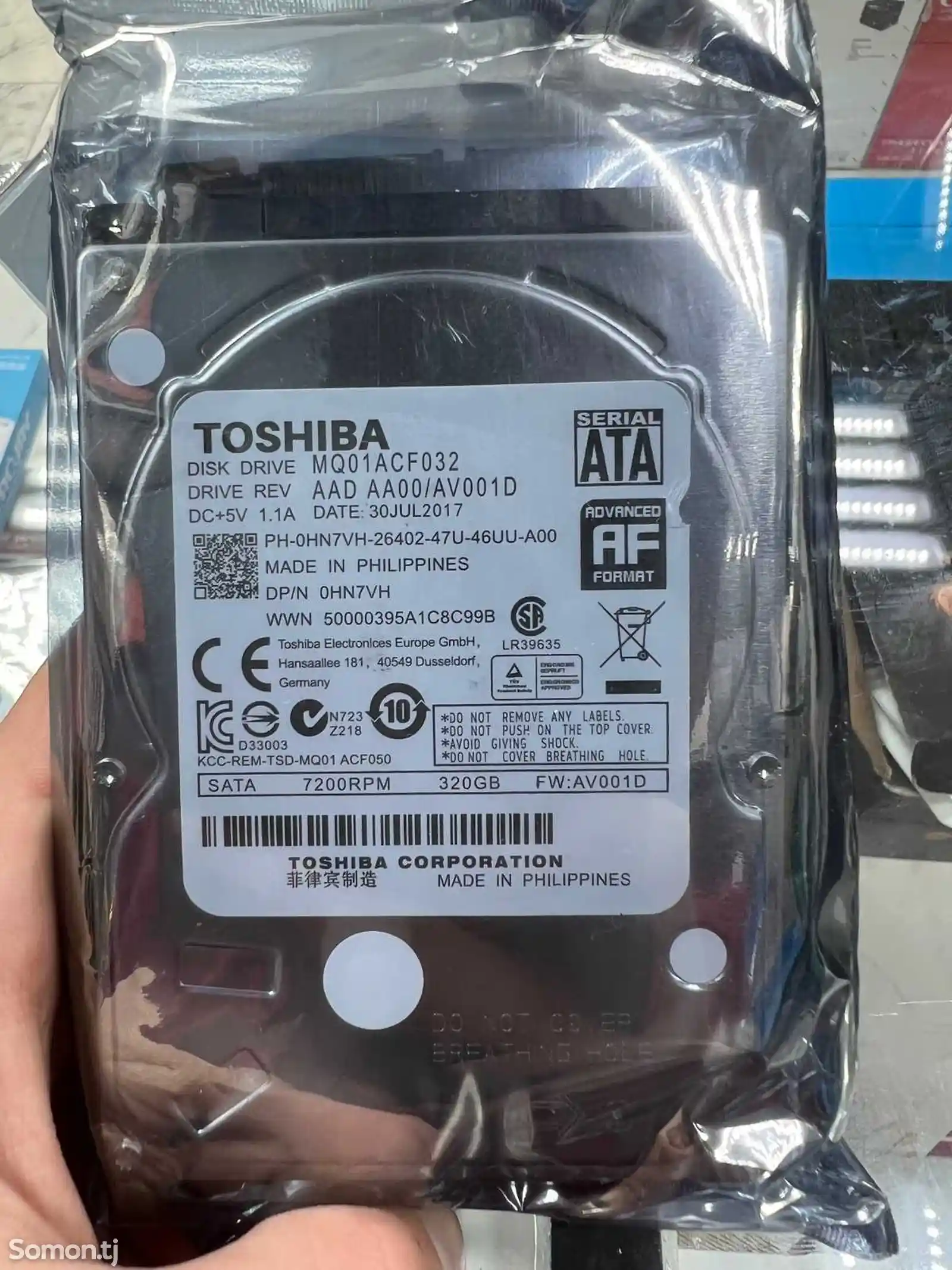 Жесткий диск toshiba 320gb