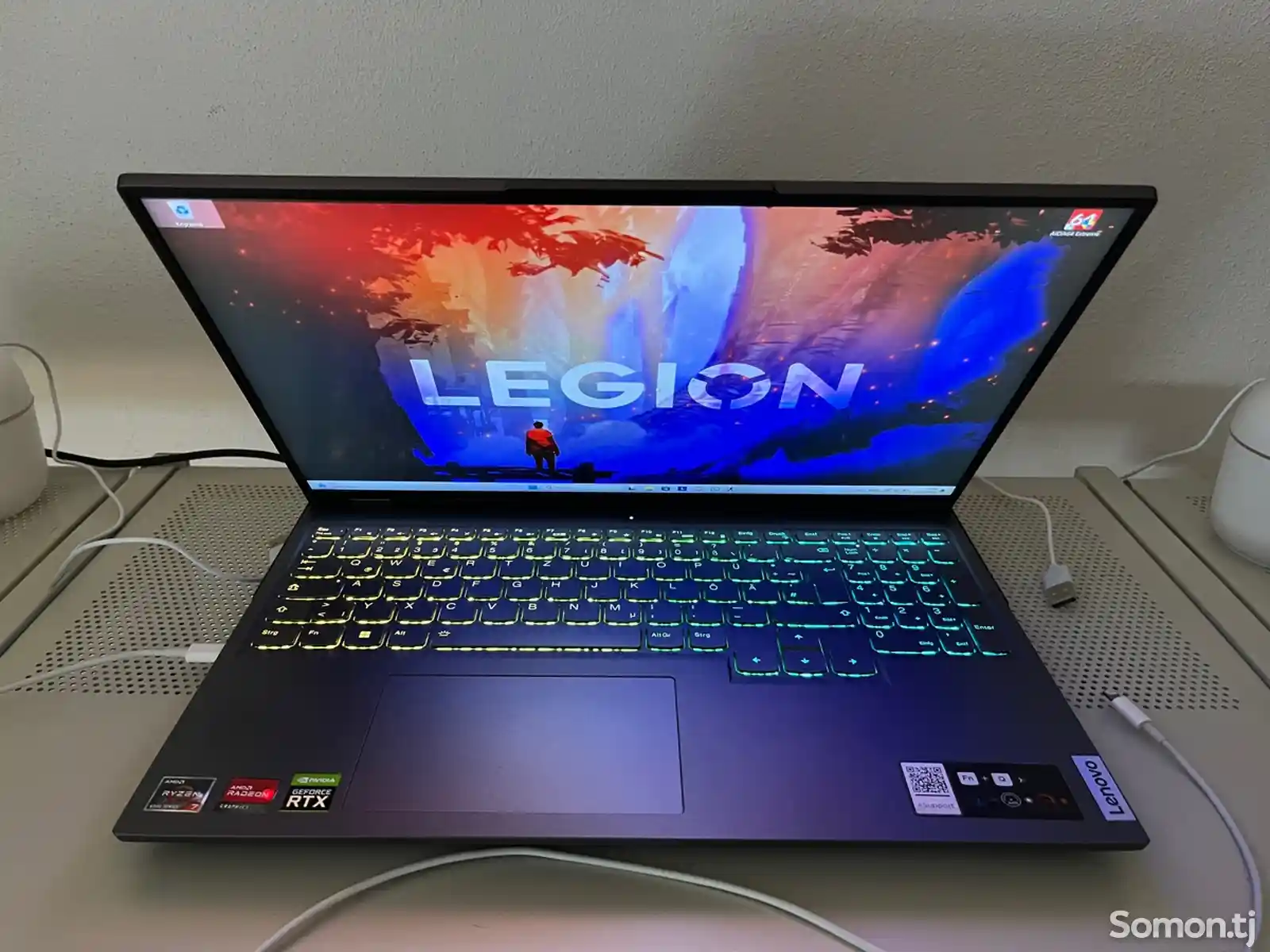 Ноутбук Legion 5 Pro Gen 7 / Ryzen 7 6800H / 32Gb / 1Tb / RTX 3070 8GB / WQXGA-2