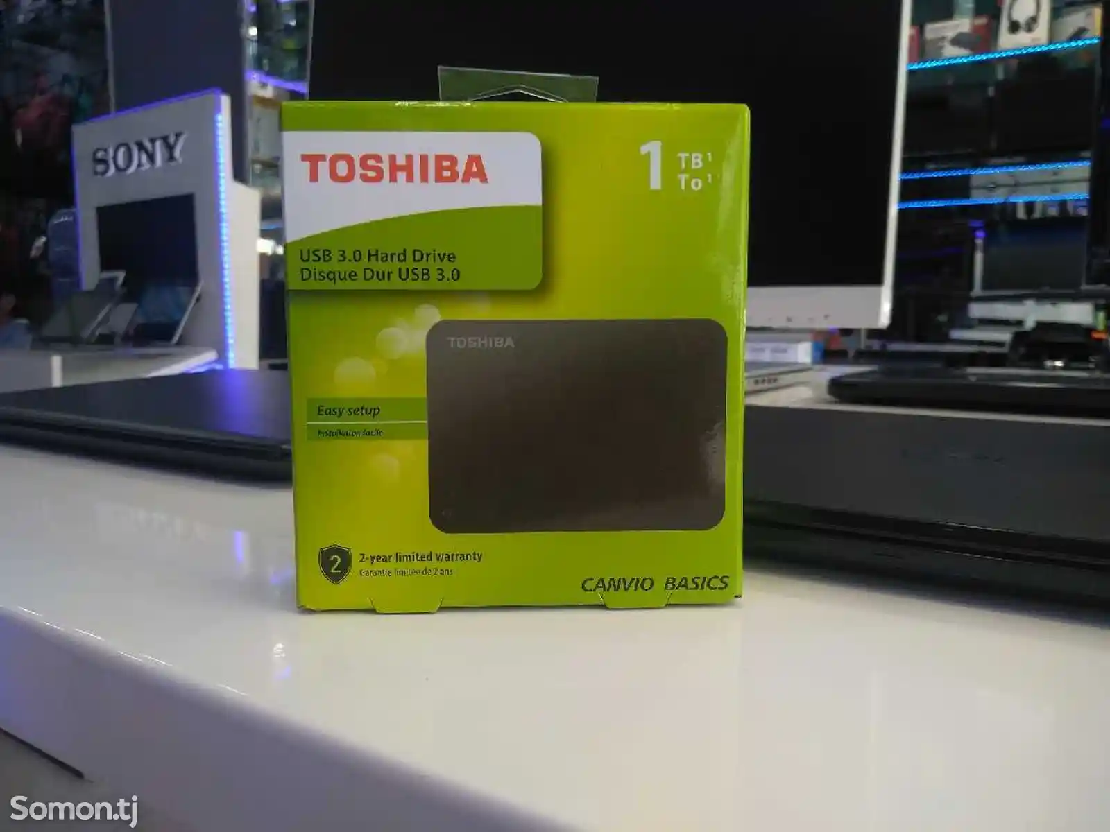 Внешний жёсткий диск Toshiba 1tb