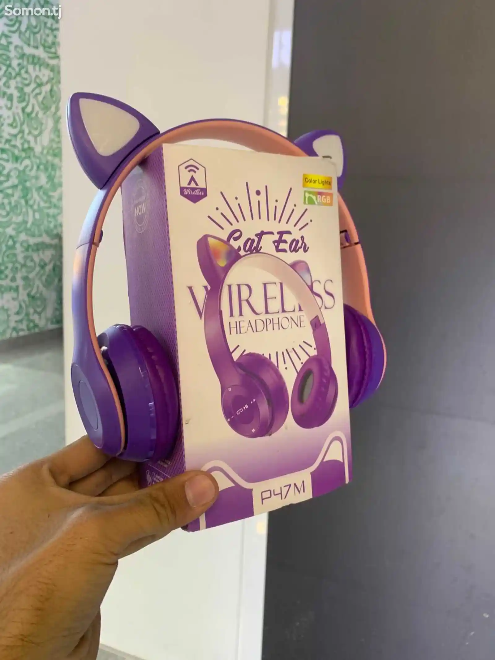 Детские наушники Cat ear-1