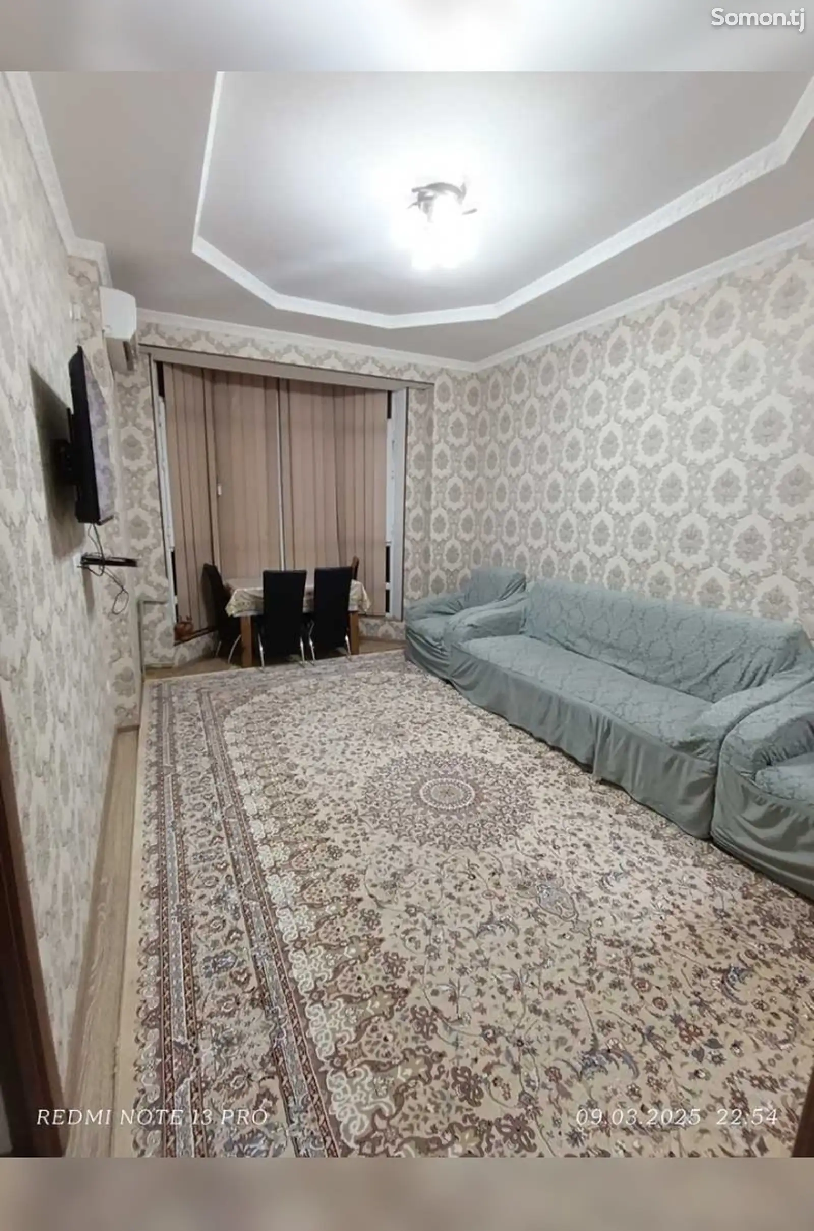 3-комн. квартира, 6 этаж, 60м², Водонасос,И.Сомони-1