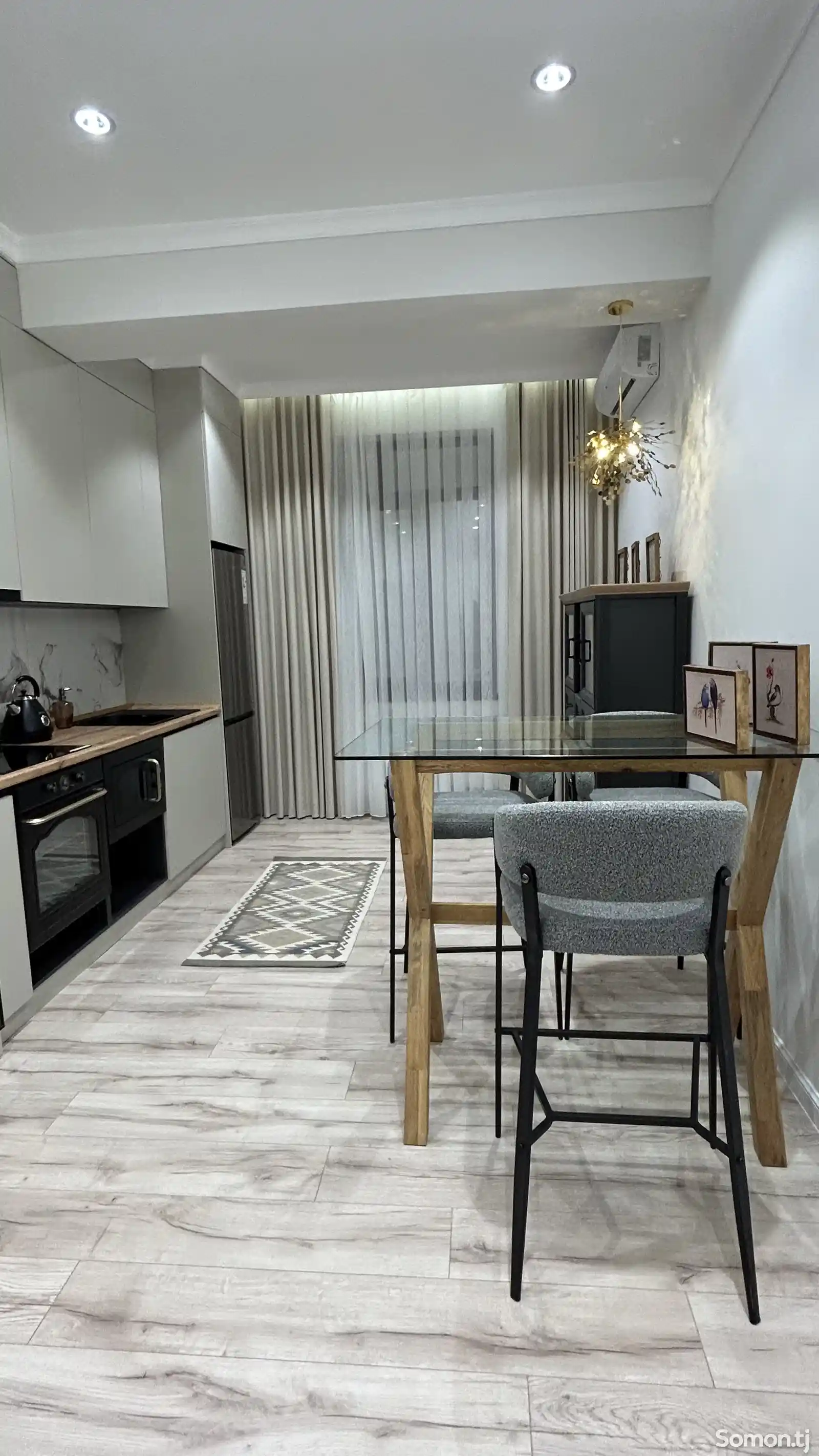 2-комн. квартира, 3 этаж, 70м², Сомони-1