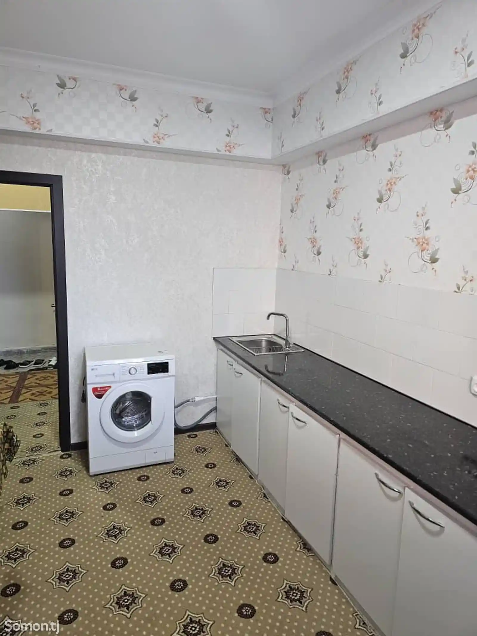 1-комн. квартира, Цокольный этаж, 50 м², Панчшанбе-3