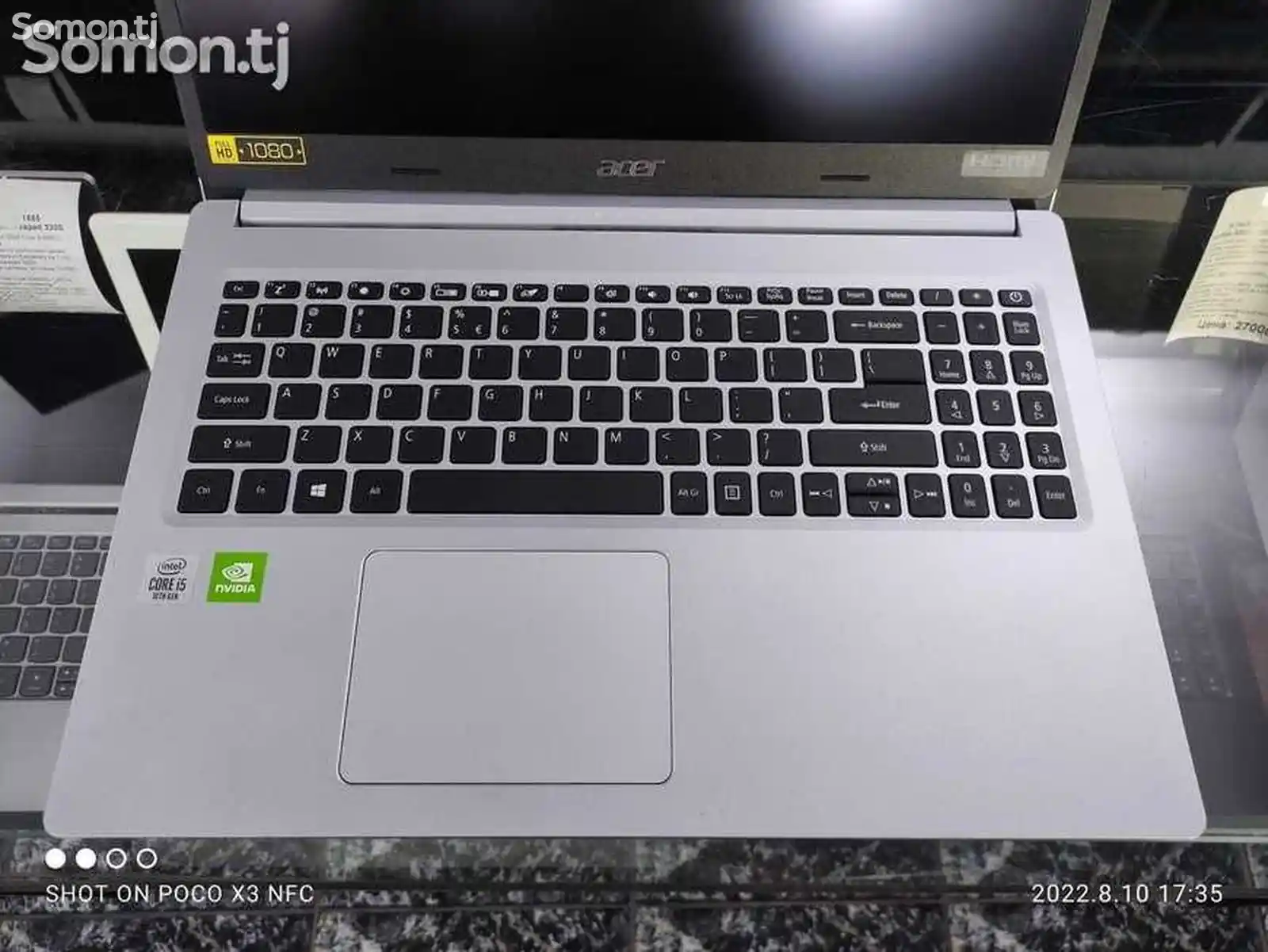 Игровой Ноутбук Acer Aspire 3 Core i5-10210U MX 350 2GB /8GB/512GB SSD-4