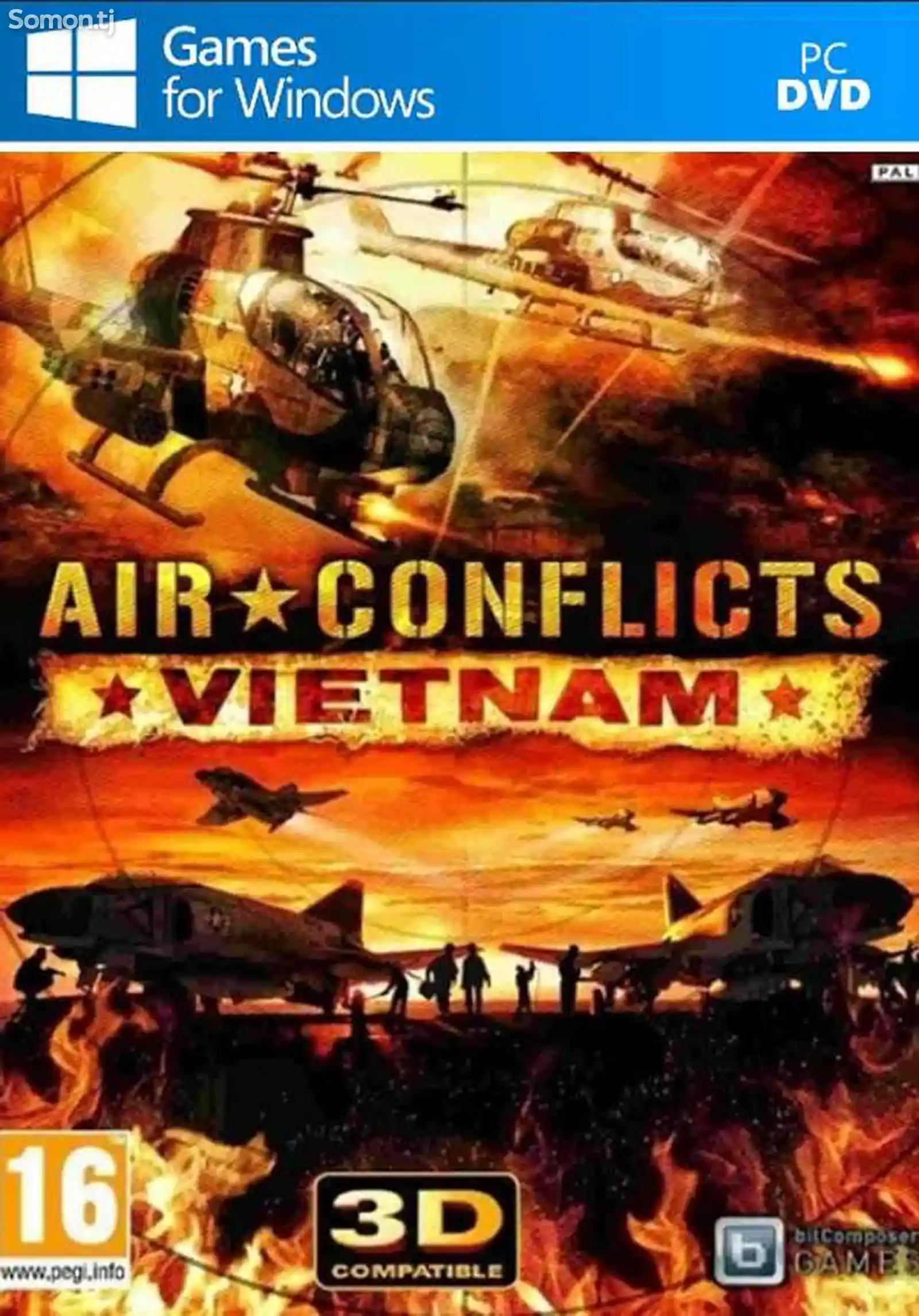 Игра Air conflicts vietnam для компьютера-пк-pc-1