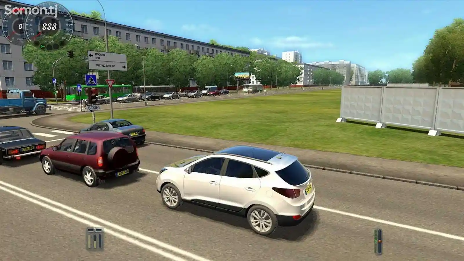 Игра City Car Driving для компьютера-пк-pc-3
