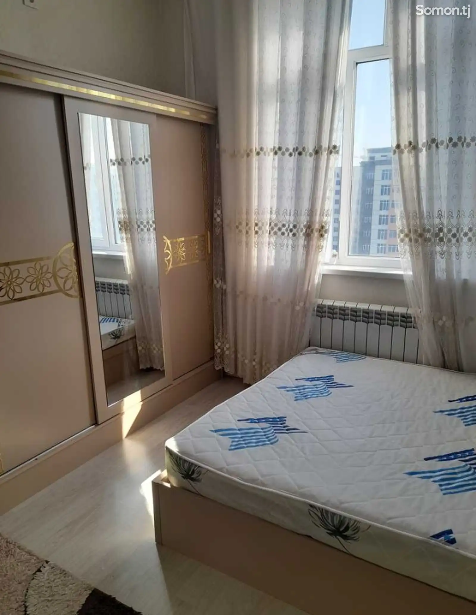 2-комн. квартира, 15 этаж, 56м², И.Сомони-1