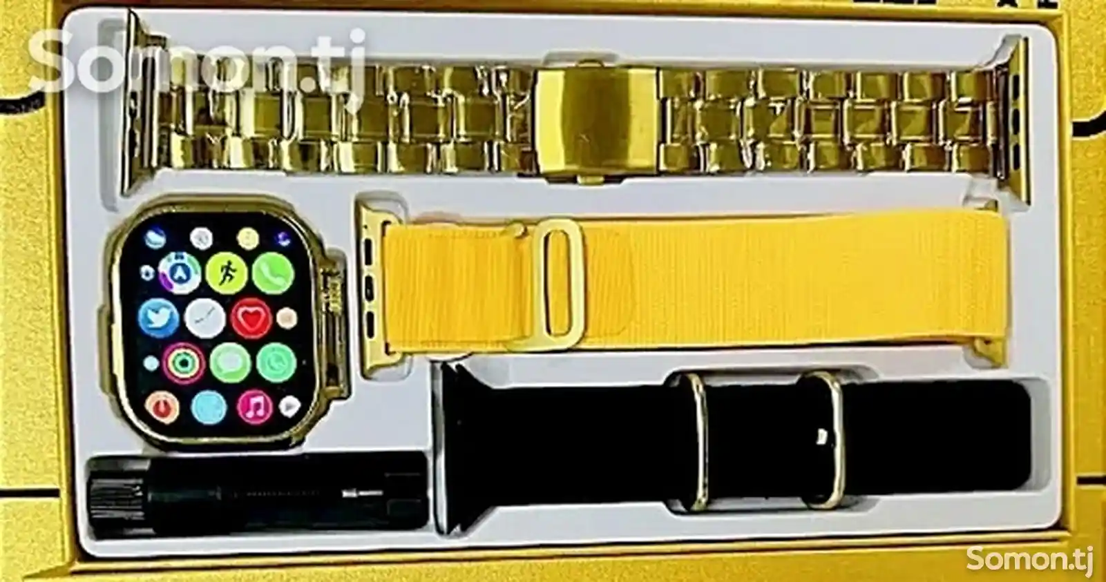 Смарт часы G9 Ultra Gold-2
